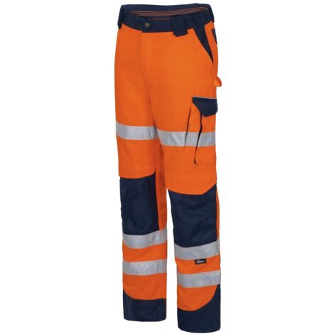 Vizwell Warn-Bundhose VWTC113 Gr. 48 orange/marine