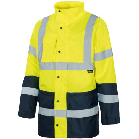 Vizwell Warnschutz Regenjacke atmungsaktiv VW61 Gr. L gelb