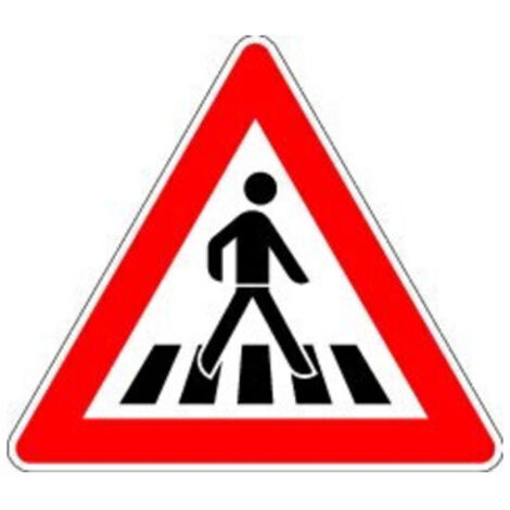 VKZ.101-11 Dreieck 900mm Fußgängerüberweg, rechts RAL-Gütezeichen Folie RA1