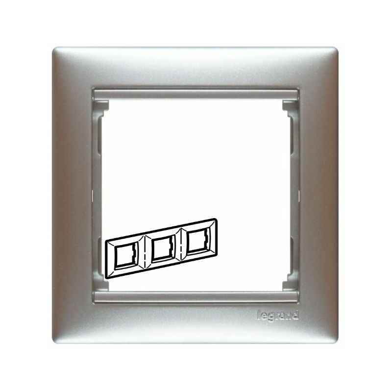 

Marco 3 Elementos Valena L774453 | Blanco 774453 - Legrand