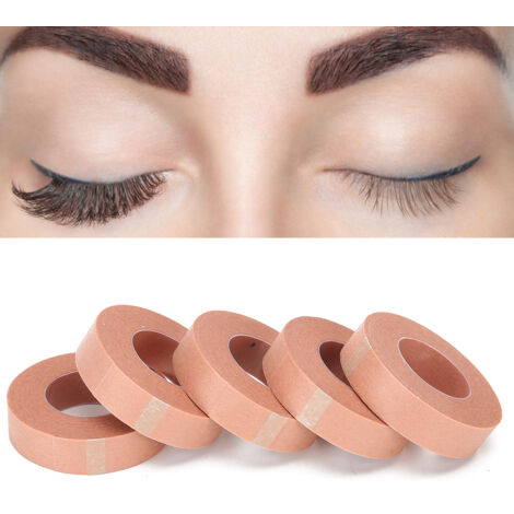 Vliesklebestreifen für Wimpernverlängerungen, professionelles Zubehör für russisches Volumen (12,5 mm) – 5er-Packung