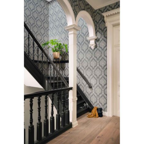 Vliestapete 421156 Tapete Barock 53 x 1005 cm Rasch Saphira Grau
