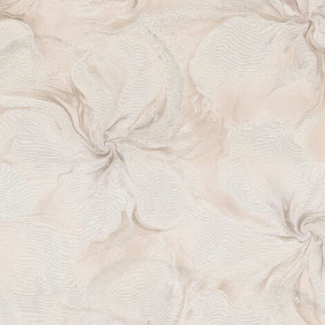 Vliestapete - AURORA - Koralle Hellbraun Creme Blumen Floral Erismann - 1051405