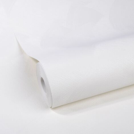 Vliestapete - Basic stuc off Weiss - 10m x 52cm
