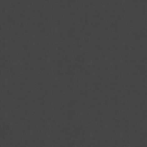 Vliestapete - Basic Textil - Dunkelgrau - 10m x 52cm
