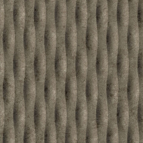 Vliestapete - Fashion for Walls 5 - Anthrazit Taupe Braun Streifen Wellen GMK Erismann - 1052311
