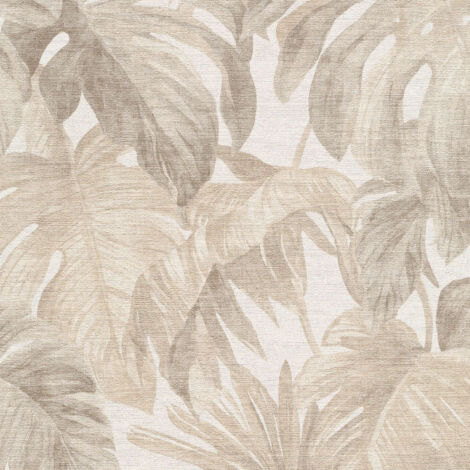 Vliestapete - Forest Dreams - Taupe Creme Beige Bäume Blätter Erismann - 1055802