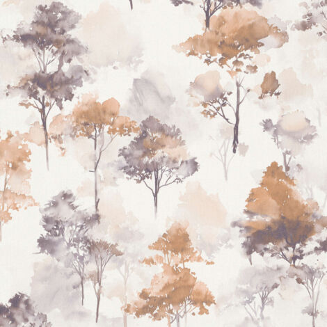 Vliestapete - Forest Dreams - Taupe Hellgrau Braun Blumen Floral Erismann - 1055711