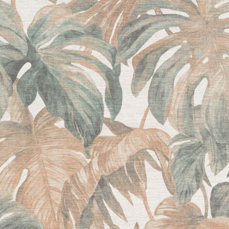 Vliestapete - Forest Dreams - Taupe Terrakotta Braun Bäume Blätter Erismann - 1055811