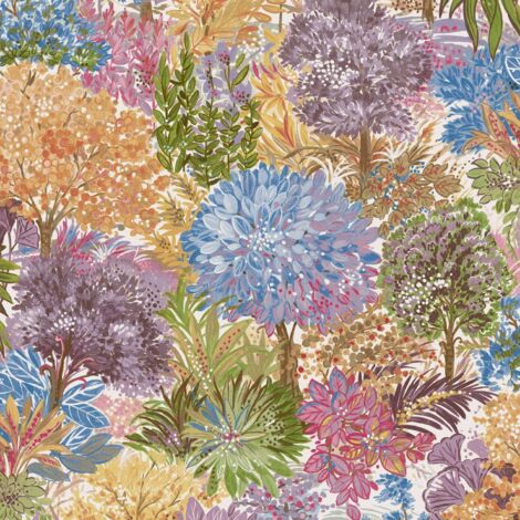 Vliestapete - Inia - Beige Braun Weiß Blumen Floral Grandeco - A78601