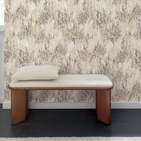 Vliestapete - Inia - Beige Weiß Grau Blumen Floral Grandeco - A82801