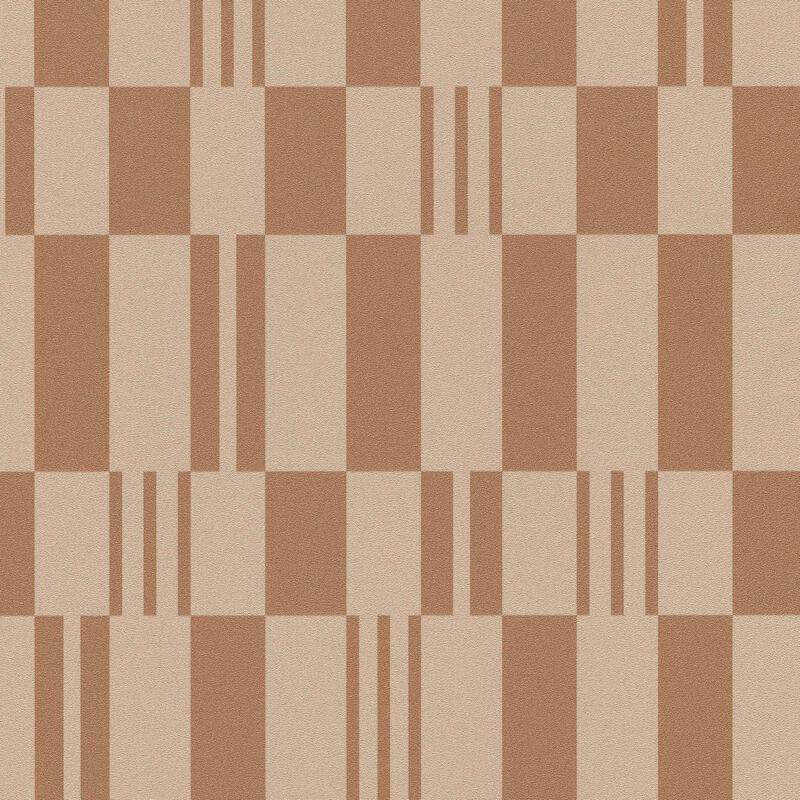 Vliestapete - La Terrasse - Dunkelbraun Braun Geometrisch Erismann - 1052011