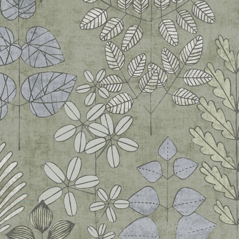 Vliestapete - Nordic Feeling - Beige Braun Blumen Floral A.S. Creation - 791461