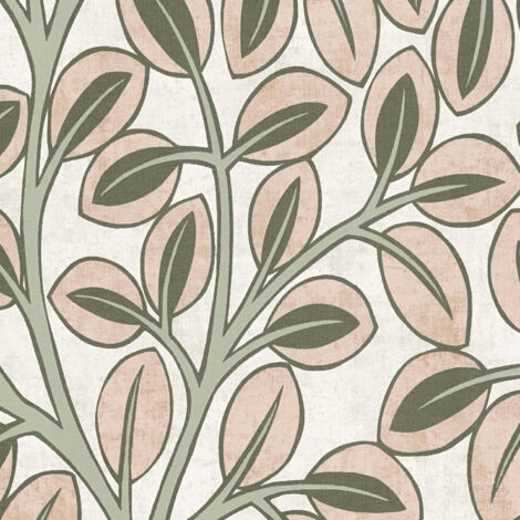 Vliestapete - Nordic Feeling - Grau Braun Blumen Floral A.S. Creation - 791473
