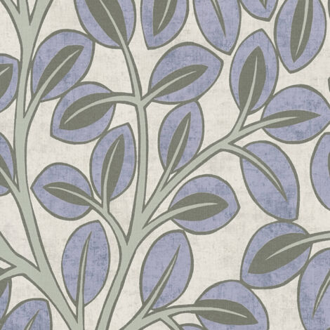 Vliestapete - Nordic Feeling - Grau Gelb Blumen Floral A.S. Creation - 791472