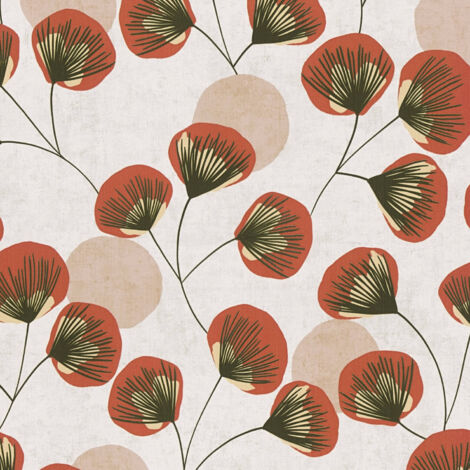 Vliestapete - Nordic Feeling - Grau Weiß Blumen Floral A.S. Creation - 791484