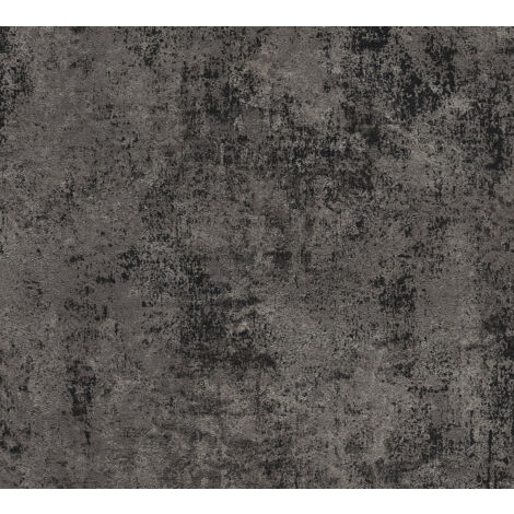 Vliestapete Schwarz Uni Tapete Einfarbig versetzter Ansatz New Walls