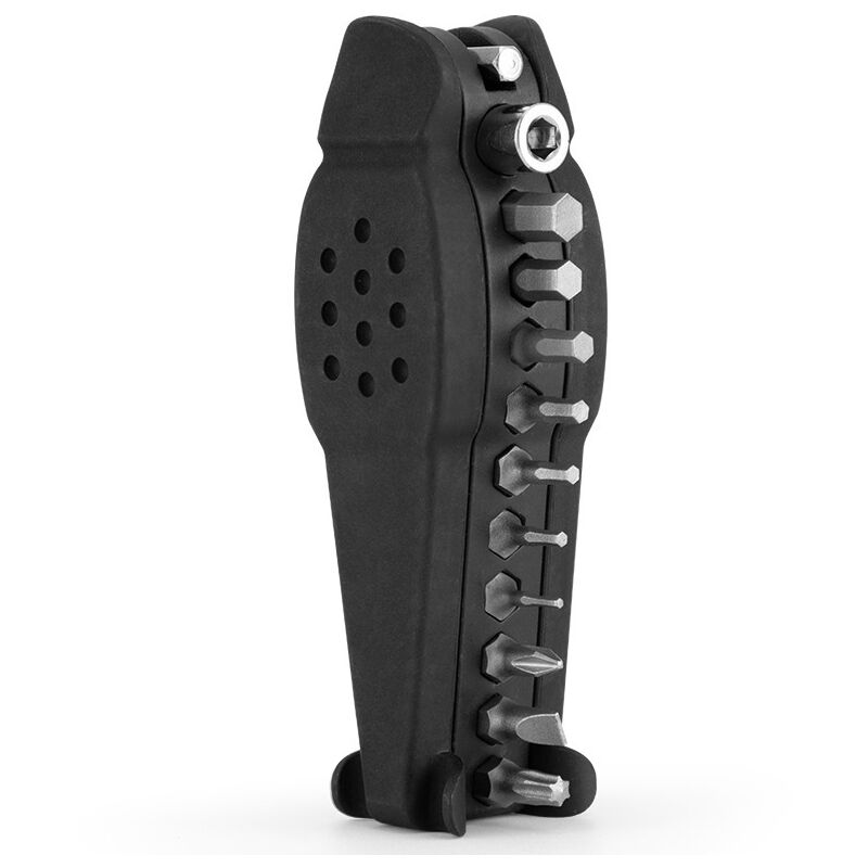 Slbrillre - Vélo Accessoires,Kit réparation Pneu Vélo, Détachable Kit de Clé à Douille pour Tournevis Multifonction 15 En 1