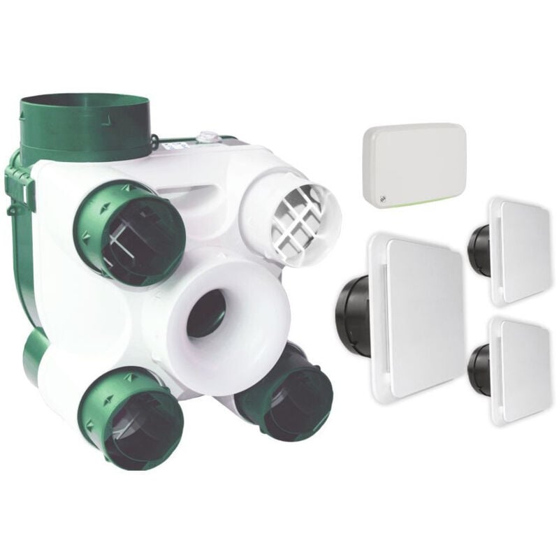 Unelvent - Kit vmc simple flux autoréglable - Deco Sérénité qai - 604142 s&p 604142