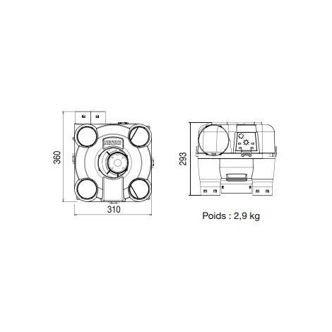 VMC Autoréglable Khéo 3 - 999203- Nather