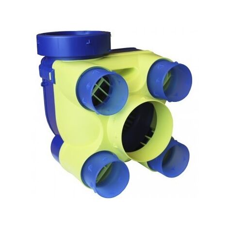 Groupe VMC Hydra ST 2 - Simple flux hygroréglable - 196m³/h - 33dB - 4 sanitaires