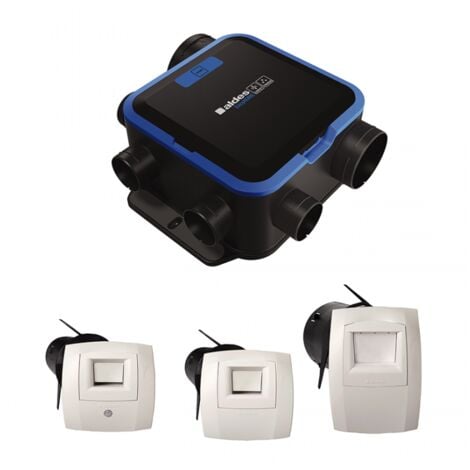 VMC hygroréglable EasyHome Hygro Compact Premium MW + bouches BAHIA Curve Elec - EasyHome Hygro Compact Premium MW -11033051.