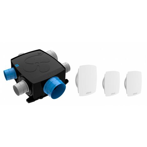 Vmc - kit autocosy ih flex auto intelligente plate 4 sanitaires (3 bouches line) 412290 - ATLANTIC