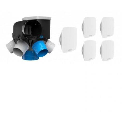 Vmc - kit autocosy vmc auto intelligente 6 sanitaires (5 bouches line) 412289