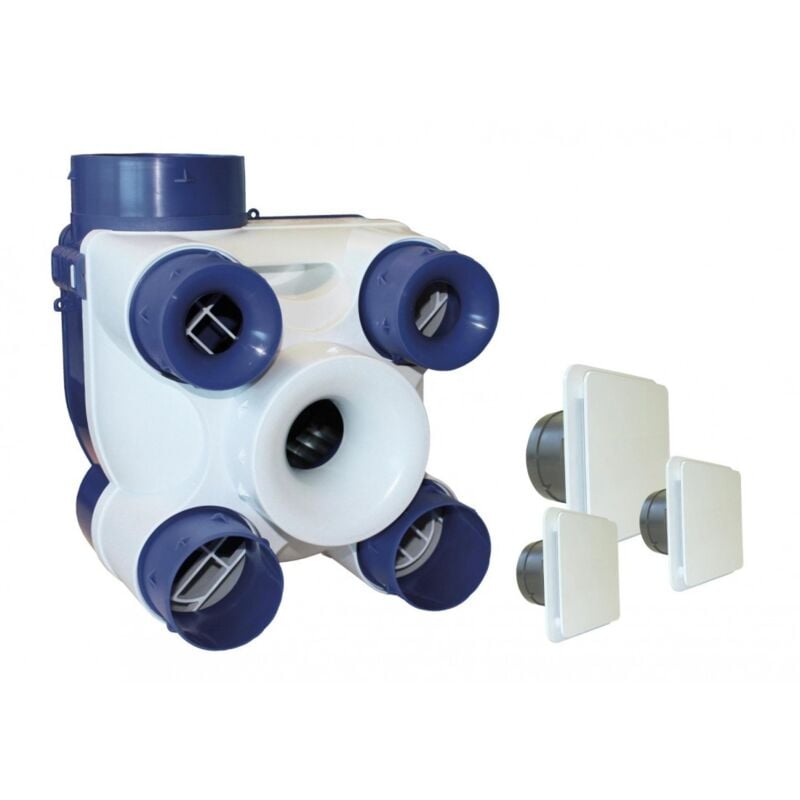 Unelvent - s&p 604141 - Kit vmc simple flux autoréglable Deco 2K