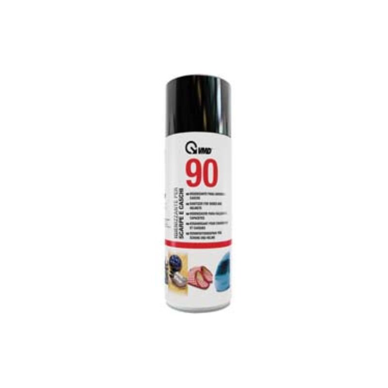 Image of 90 igienizzante per scarpe e caschi spray ml.400 - ml.400 in bomboletta spray 12 pezzi - VMD