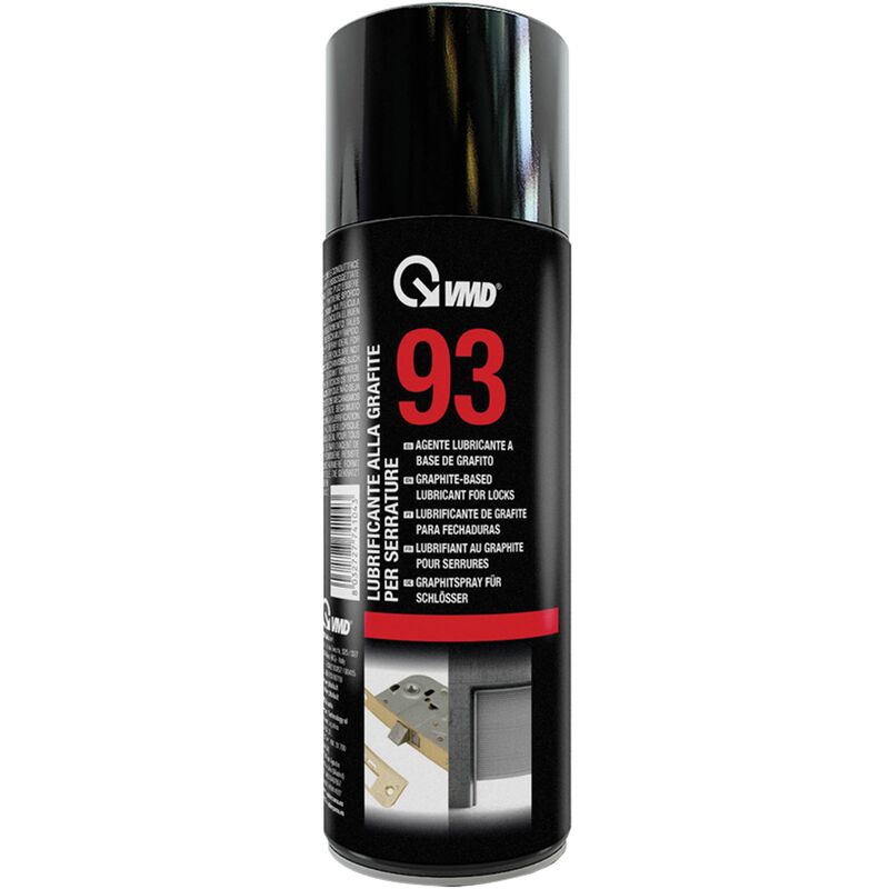 VMD - 93 spray lubrifiant graphite sec pour serrures 200 ml