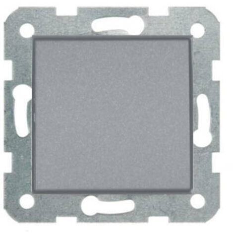 VN-92-10-50-01: Interruptor unipolar NOVELLA, color plateado