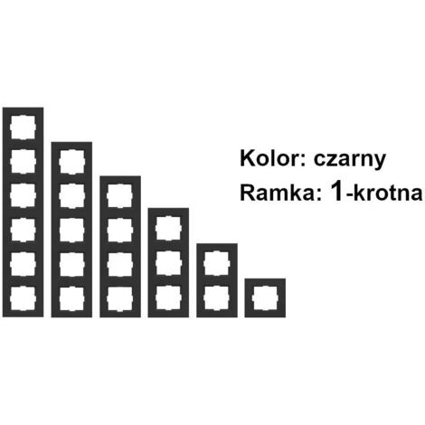 VN-92-18-06-51: VN-92-18-06-51: NOVELLA Einzelrahmen, Schwarz