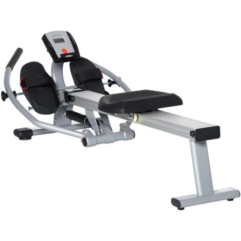 Vogatore 12 Resistenze 160x61x50 cm con Monitor in Alluminio e Acciaio