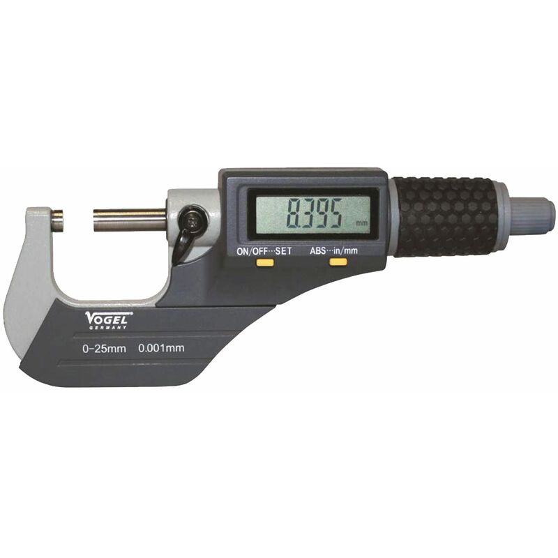 

VOGEL 231061 - Micrómetro electrónico digital DIN 863 - IP40 - Capacidad 0:25 mm