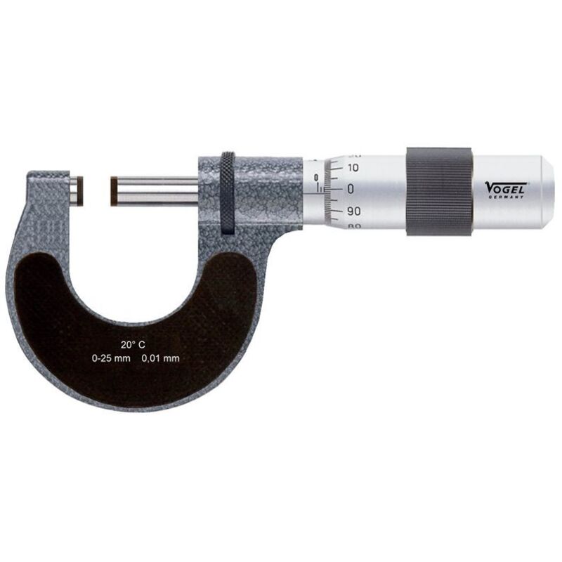 

231330 - Micrómetro de exteriores alta precisisón DIN 863 - Capacidad 0:25 mm - Vogel