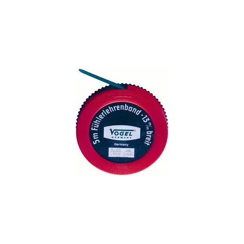 

455010 - Rollo fleje calibrado 5 metros x 13 mm Espesor 0,1 mm - Vogel