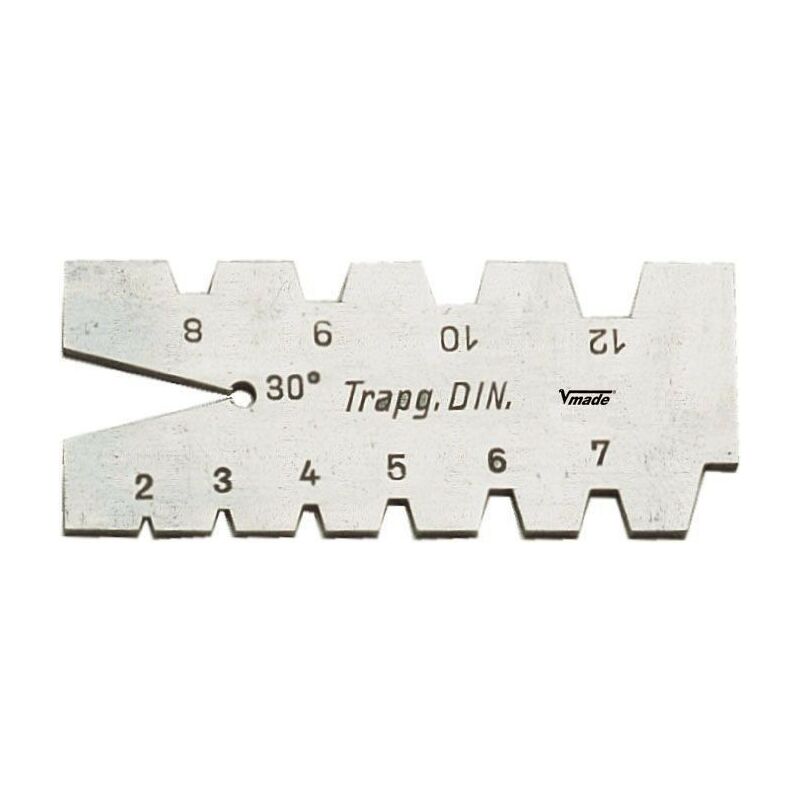 

Vogel 472004 - Patrón Roscas Trapezoidal. Rosca Trapezoidal 30º.