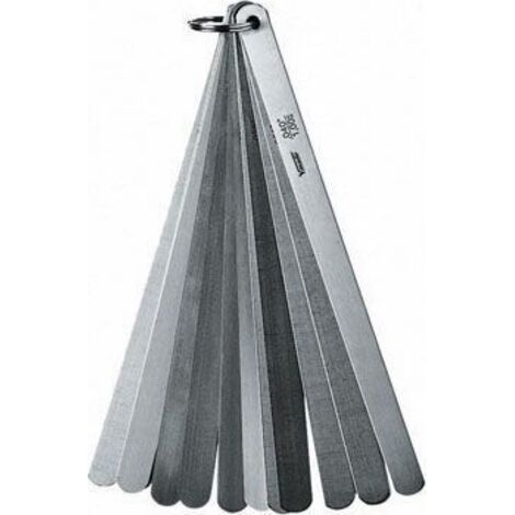 VOGEL JUEGO GALGAS ESPESORES PARA VÁLVULAS MEDIDAS 20 láminas de INOX de 300 mm