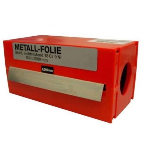 VOGEL ROLLO FLEJE CALIBRADO 2.5 METROS X 150 MM INOX ESPESOR (mm) 0.05