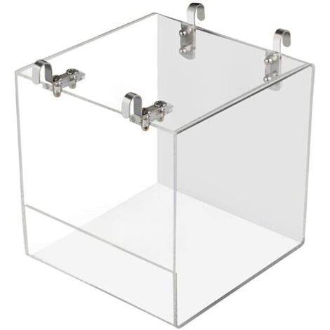 Vogelbad aus Acryl mit Haken für Papageien und Käfig
