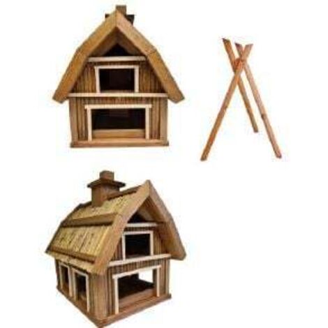 Vogelfutterhaus Villa Pia mit Ständer LxBxH 36 x 46 x 42/85 cm Vogelhaus