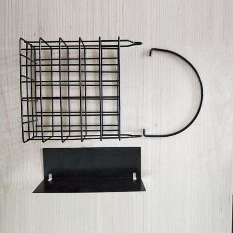 Vogelfuttersauger, Metallbox-Sauger, Vogelfutterbehälter, Modell B127. Vogelmodell mit Aufhängekette, Material: Metallschnur, Abmessungen: 12 x 13 x 4,7 cm, Tragkraft: 105 g, Angebot für die Familienb
