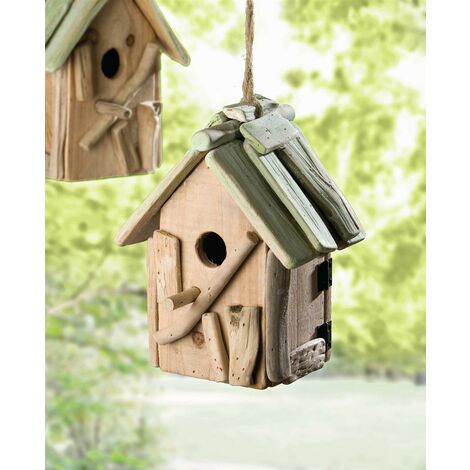 Vogelhaus Vogelhütte Vogelvilla aus Holz Höhe 25 cm Nistplatz Stückpreis 