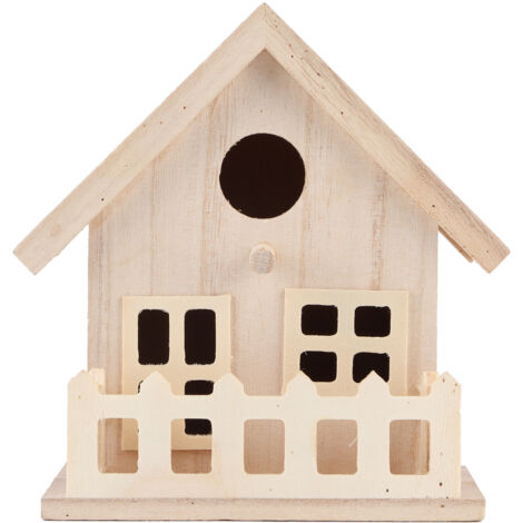 Vogelhaus aus Holz für den Außenbereich – Nistkasten und Dekoration