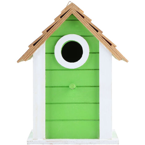 Vogelhaus aus Holz für Garten & Balkon - Vogelhaus aus natürlichem Kerzennussholz - Langlebiges, gemütliches Nest für Wellensittiche und Papageien