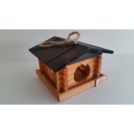 Vogelhaus Sweden Style FSC-zertifiziert Holz-Vogelhäuschen 31,5 x 28,5 x 19 cm
