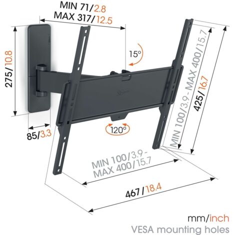 VOGELS TVM 1423 SOPORTE DE PARED PARA TV / 32 A 65