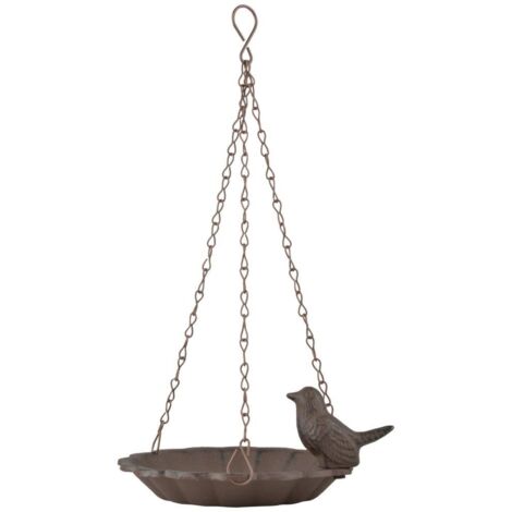 Vogeltränke zum Aufhängen mit dekorativem Vogel