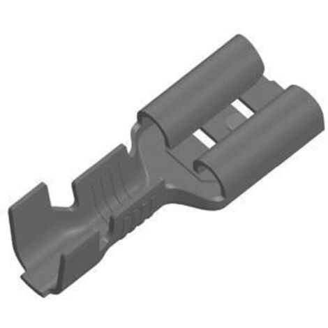 Vogt Verbindungstechnik 3831v.67 Cosse clip Largeur d'accouplement: 6.30 mm Épaisseur de contact: 0.80 mm 180 ° non isolé étain 500 pc(s) Q025723